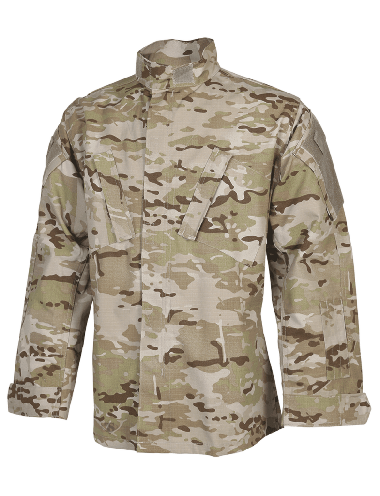 تصویری از لباس نظامی با طرح MultiCam Arid