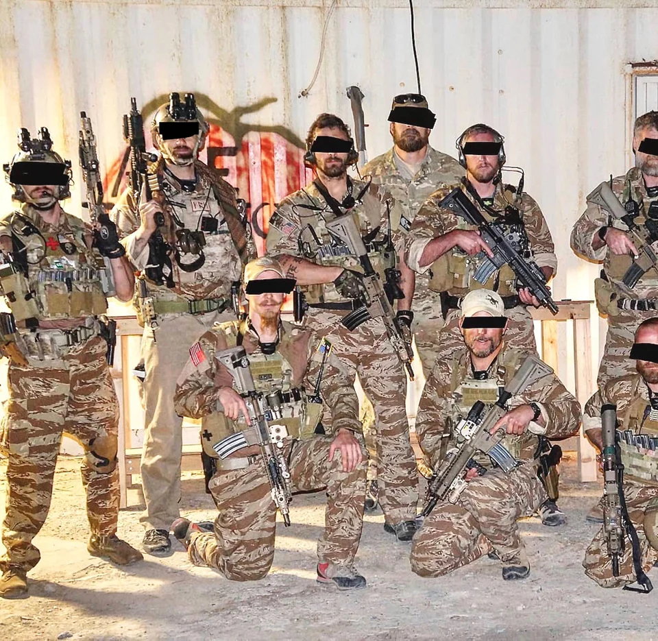 نیروهای عملیات ویژه سیا واحد GRS (Global Response Staff) در افغانستان با لباس های طرح desert tiger